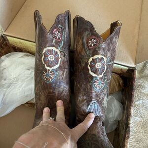 Old Gringo Distressed Brown Leather Boots